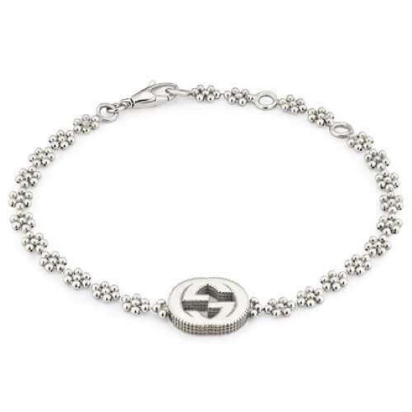 Gucci Interlocking G Logo Bracelet - Picture 1 of 3